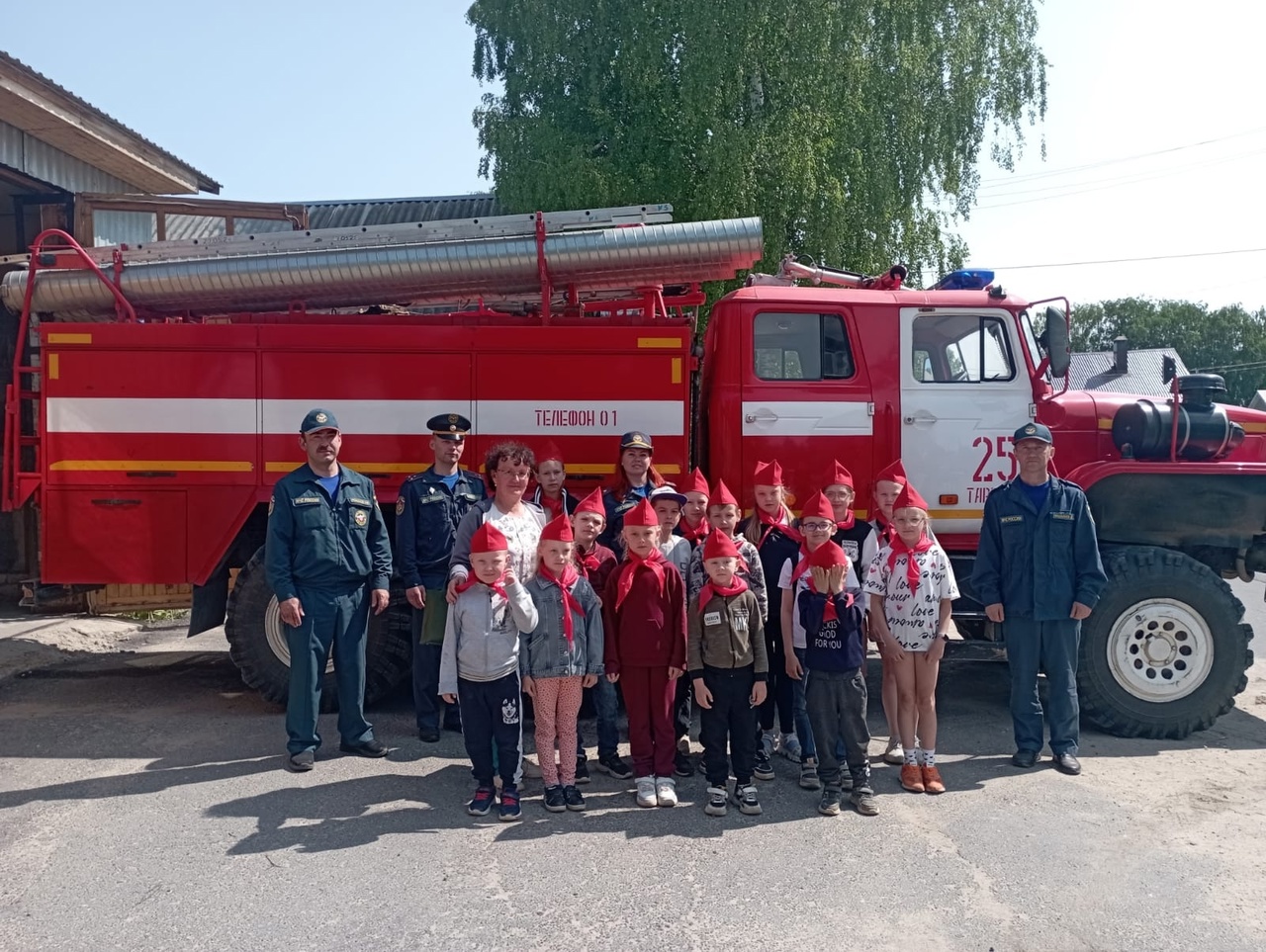 День пожарной безопасности в лагере &amp;quot;Юные Патриоты&amp;quot;.
